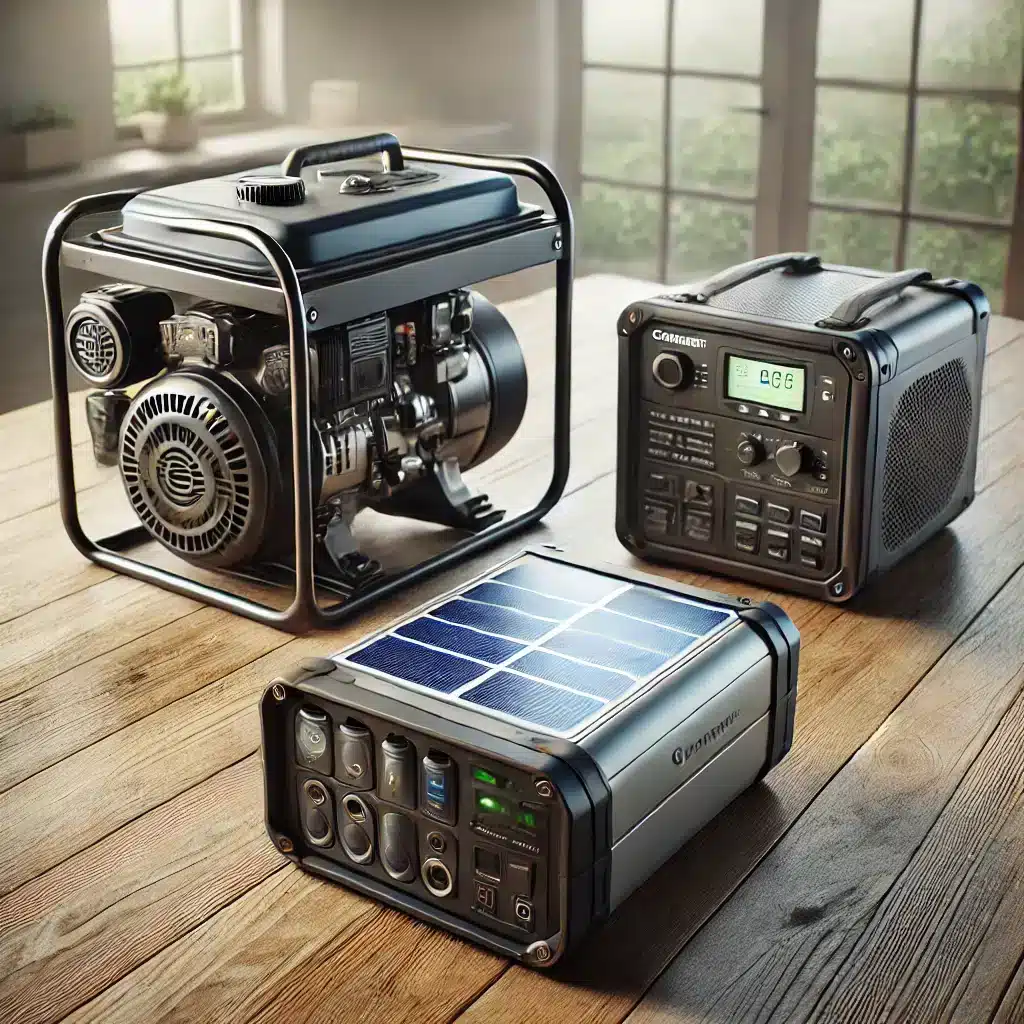 Comparativa de generadores portátiles de diferentes tipos | JL Energy