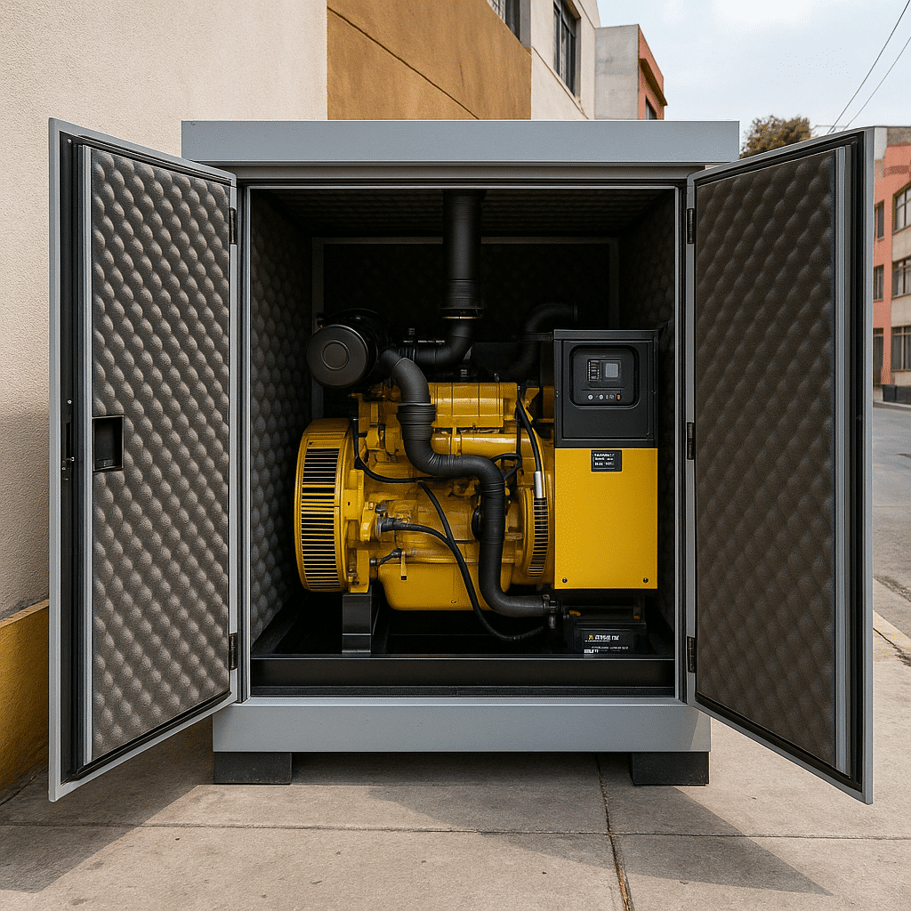 Caseta acústica para planta de luz en Venustiano Carranza, Ciudad de México | JLE