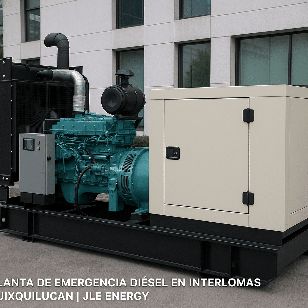 Planta de emergencia diésel en Interlomas Huixquilucan | JLE