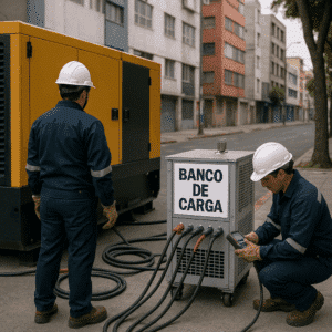 Pruebas de banco en generadores industriales en Iztacalco | JLE